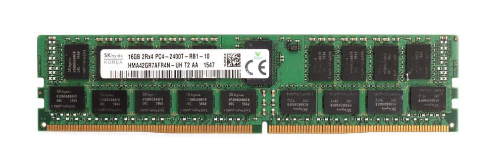 HMA42GR7AFR4N-UH Hynix 16GB PC4-19200 DDR4-2400MHz ECC Registered CL17 288-Pin DIMM 1.2V Dual Rank Memory Module