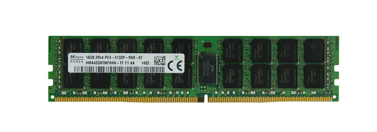 HMA42GR7MFR4N-TFT1-AA Hynix 16GB PC4-17000 DDR4-2133MHz ECC Registered CL15 288-Pin DIMM 1.2V Dual Rank Memory Module
