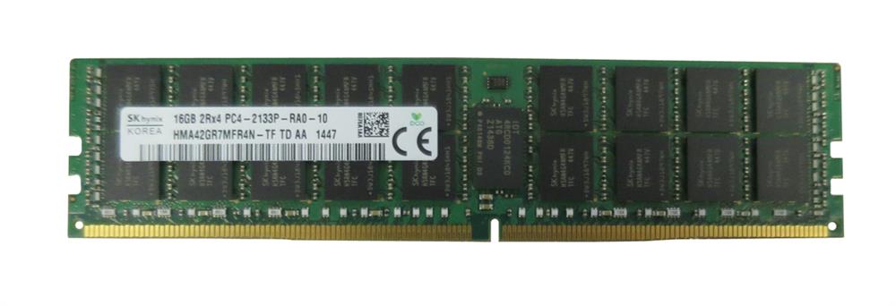HMA42GR7MFR4N-TFTD-AA Hynix 16GB PC4-17000 DDR4-2133MHz ECC Registered CL15 288-Pin DIMM 1.2V Dual Rank Memory Module