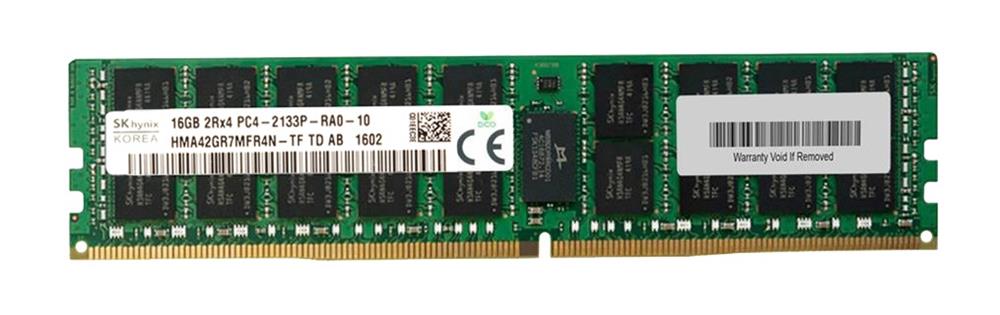 HMA42GR7MFR4N-TFTD-AB Hynix 16GB PC4-17000 DDR4-2133MHz ECC Registered CL15 288-Pin DIMM 1.2V Dual Rank Memory Module