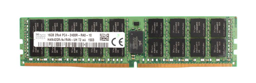 HMA42GR7MFR4N-UH Hynix 16GB PC4-19200 DDR4-2400MHz ECC Registered CL17 288-Pin DIMM 1.2V Dual Rank Memory Module