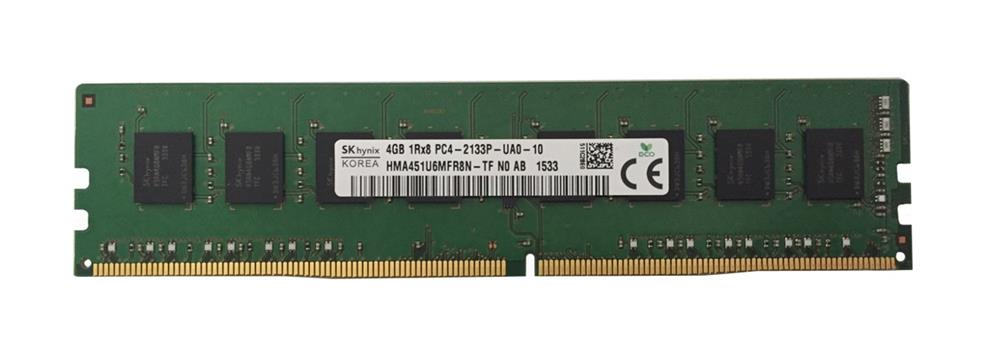 HMA451U6MFR8N-TFN0 Hynix 4GB PC4-17000 DDR4-2133MHz non-ECC Unbuffered CL15 288-Pin DIMM 1.2V Single Rank Memory Module