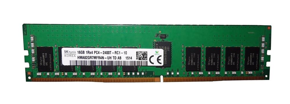 HMA82GR7MFR4N-UH Hynix 16GB PC4-19200 DDR4-2400MHz Registered ECC CL17 288-Pin DIMM 1.2V Single Rank Memory Module