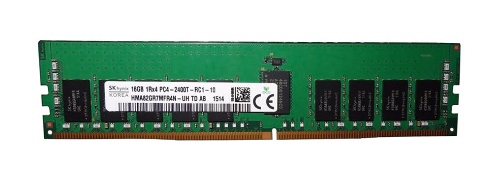 HMA82GR7MFR4N-UH Hynix 16GB PC4-19200 DDR4-2400MHz ECC Registered CL17 288-Pin DIMM 1.2V Single Rank Memory Module