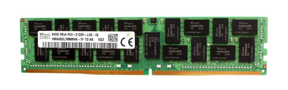 HMAA8GL7MMR4N-TFTD-AB Hynix 64GB PC4-17000 DDR4-2133MHz ECC Registered CL15 288-Pin Load Reduced DIMM 1.2V Quad Rank Memory Module