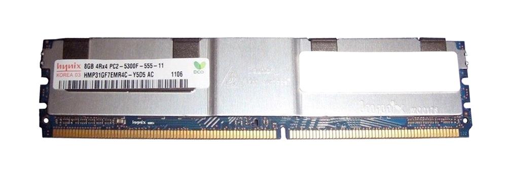 HMP31GF7EMR4C-Y5D5 Hynix 8GB PC2-5300 DDR2-667MHz ECC Fully Buffered CL5 240-Pin DIMM Quad Rank Memory Module