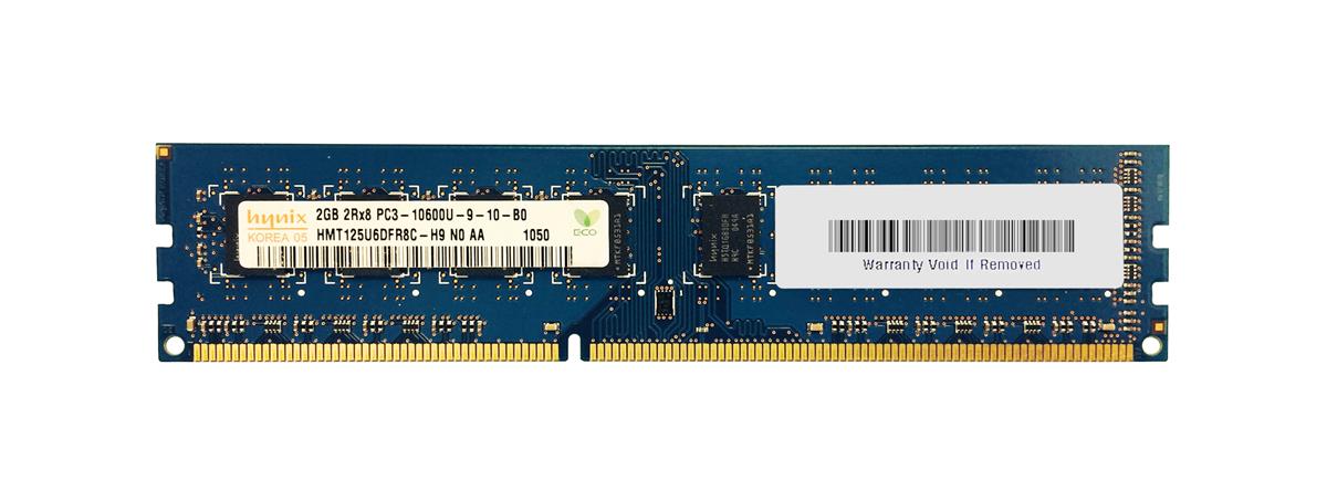 HMT125U6DFR8C-H9 Hynix 2GB PC3-10600 DDR3-1333MHz non-ECC Unbuffered CL9 240-Pin DIMM Dual Rank Memory Module