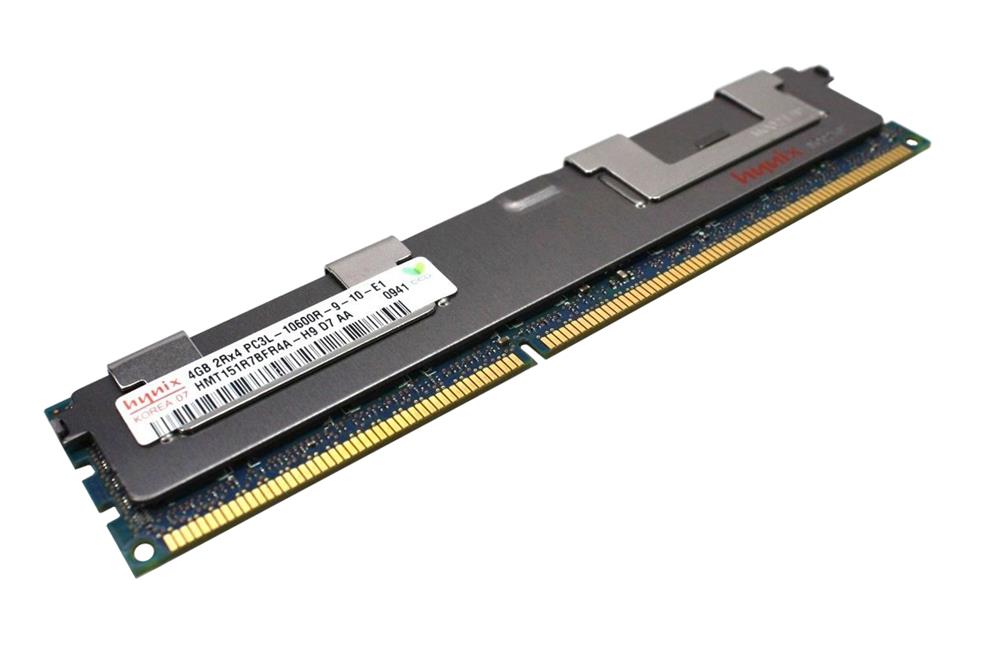 HMT151R7BFR4A-H9 Hynix 4GB PC3-10600 DDR3-1333MHz ECC Registered CL9 240-Pin DIMM 1.35V Low Voltage Dual Rank Memory Module