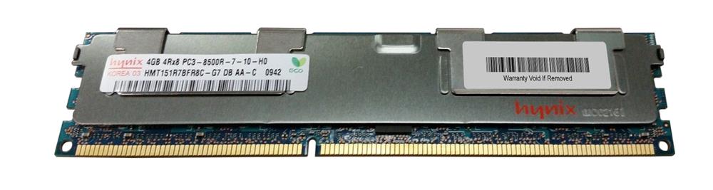 HMT151R7BFR8C-G7DB-AA-C Hynix 4GB PC3-8500 DDR3-1066MHz ECC Registered CL7 240-Pin DIMM Quad Rank Memory Module