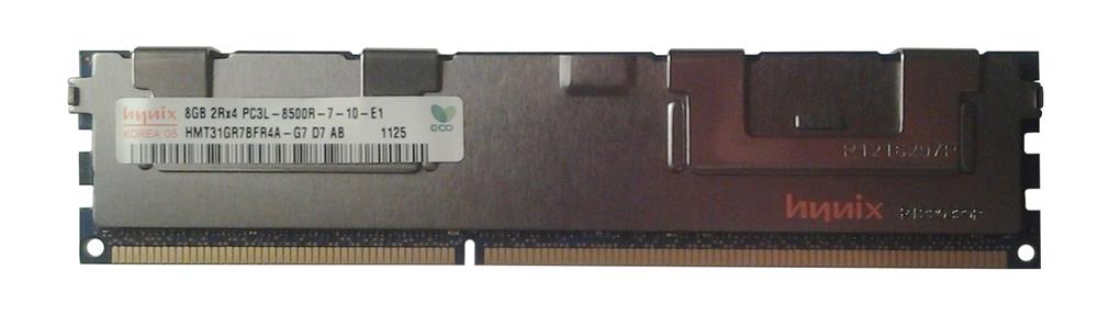 HMT31GR7BFR4A-G7 Hynix 8GB PC3-8500 DDR3-1066MHz ECC Registered CL7 240-Pin DIMM 1.35V Low Voltage Dual Rank Memory Module