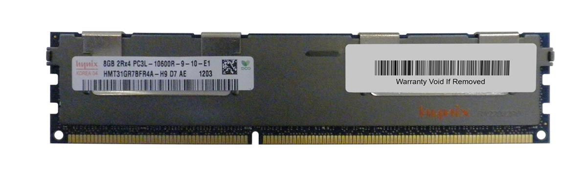 HMT31GR7BFR4A-H9D7 Hynix 8GB PC3-10600 DDR3-1333MHz ECC Registered CL9 240-Pin DIMM 1.35V Low Voltage Dual Rank Memory Module