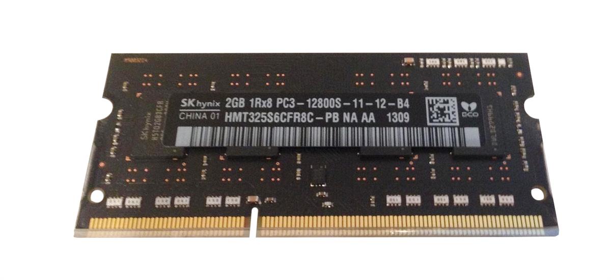 HMT325S6CFR8C-PBNA-AA Hynix 2GB PC3-12800 DDR3-1600MHz non-ECC Unbuffered CL11 204-Pin SoDimm Single Rank Memory Module