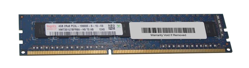 HMT351U7BFR8A-H9 Hynix 4GB PC3-10600 DDR3-1333MHz ECC Unbuffered CL9 240-Pin DIMM 1.35V Low Voltage Dual Rank Memory Module