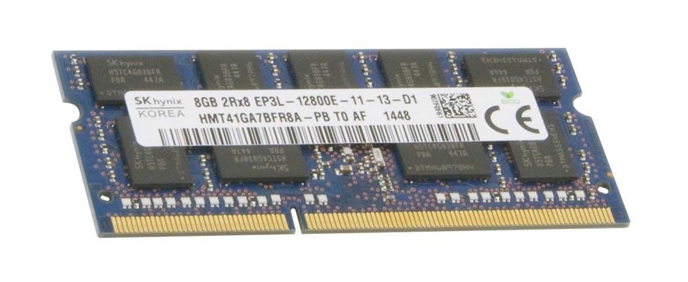 HMT41GA7BFR8A-PBT0-AF Hynix 8GB PC3-12800 DDR3-1600MHz ECC Unbuffered CL11 204-Pin SoDimm 1.35V Low Voltage Dual Rank Memory Module