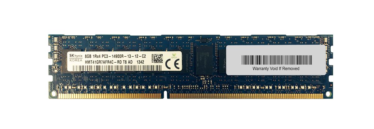 HMT41GR7AFR4C-RD Hynix 8GB PC3-14900 DDR3-1866MHz ECC Registered CL13 240-Pin DIMM Single Rank Memory Module