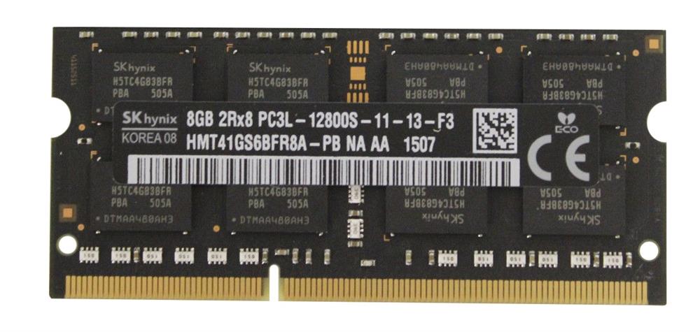 HMT41GS6BFR8A-PBNA-AA Hynix 8GB PC3-12800 DDR3-1600MHz non-ECC Unbuffered CL11 204-Pin SoDimm 1.35V Low Voltage Dual Rank Memory Module