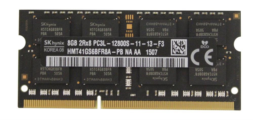 HMT41GS6BFR8A-PBNA Hynix 8GB PC3-12800 DDR3-1600MHz non-ECC Unbuffered CL11 204-Pin SoDimm 1.35V Low Voltage Dual Rank Memory Module