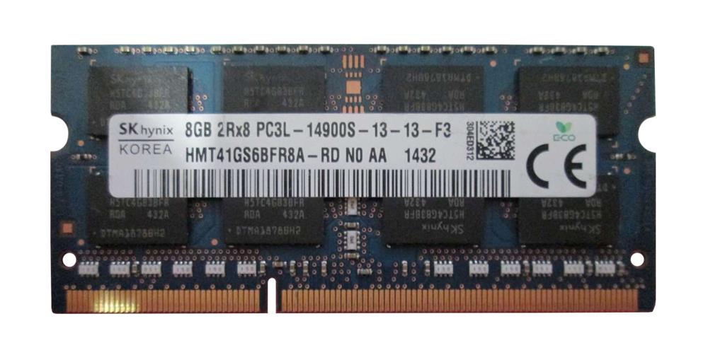 HMT41GS6BFR8A-RDN0 Hynix 8GB PC3-14900 DDR3-1866MHz non-ECC Unbuffered CL13 204-Pin SoDimm 1.35V Low Voltage Dual Rank Memory Module
