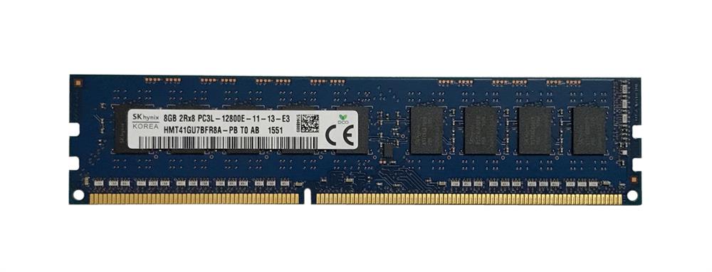 HMT41GU7BFR8A-PB Hynix 8GB PC3-12800 DDR3-1600MHz ECC Unbuffered CL11 240-Pin DIMM 1.35V Low Voltage Dual Rank Memory Module