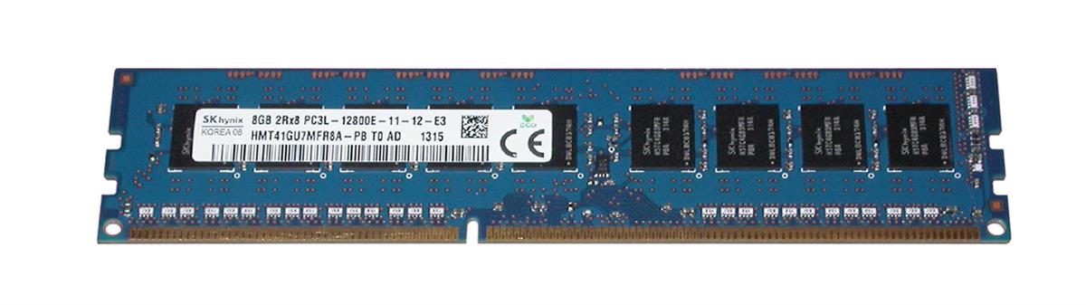 HMT41GU7MFR8A-PB Hynix 8GB PC3-12800 DDR3-1600MHz ECC Unbuffered CL11 240-Pin DIMM 1.35V Low Voltage Dual Rank Memory Module