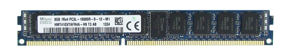 HMT41GV7AFR4A-H9T3 Hynix 8GB PC3-10600 DDR3-1333MHz ECC Registered CL9 240-Pin DIMM 1.35V Low Voltage Very Low Profile (VLP) Single Rank Memory Module