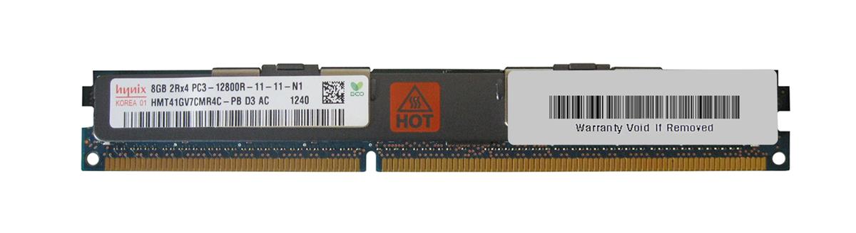 HMT41GV7CMR4C-PBD3-AC Hynix 8GB PC3-12800 DDR3-1600 ECC Registered CL11 240-Pin DIMM Very Low Profile (VLP) Dual Rank Memory Module