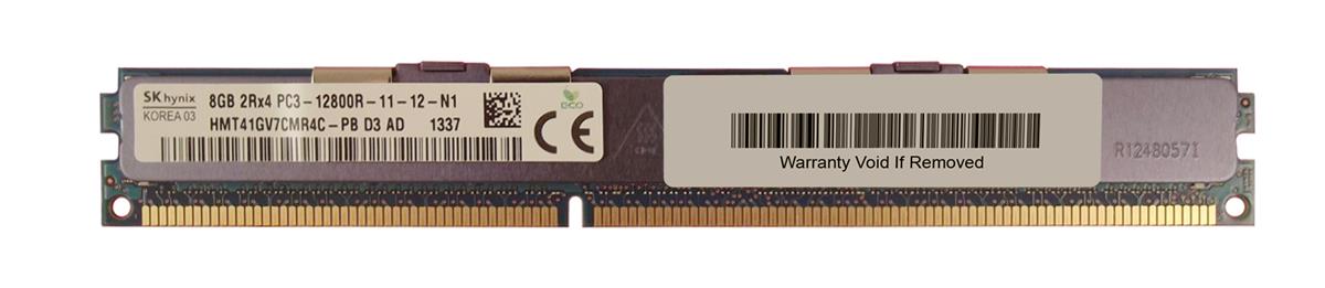 HMT41GV7CMR4C-PBD3-AD Hynix 8GB PC3-12800 DDR3-1600 ECC Registered CL11 240-Pin DIMM Very Low Profile (VLP) Dual Rank Memory Module