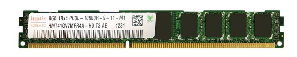 HMT41GV7MFR4A-H9T3 Hynix 8GB PC3-10600 DDR3-1333MHz ECC Registered CL9 240-Pin DIMM 1.35V Low Voltage Very Low Profile (VLP) Single Rank Memory Module