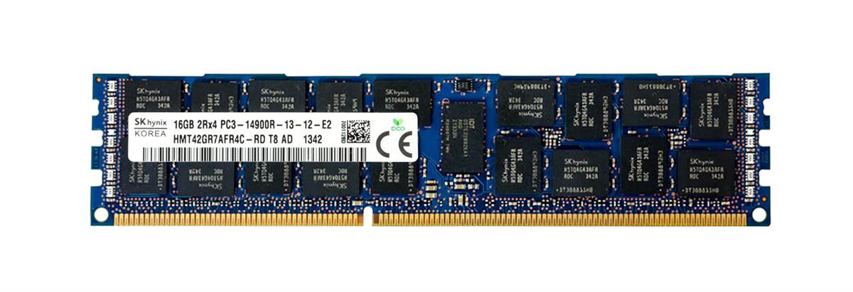 HMT42GR7AFR4C-RD Hynix 16GB PC3-14900 DDR3-1866MHz ECC Registered CL13 240-Pin DIMM Dual Rank Memory Module