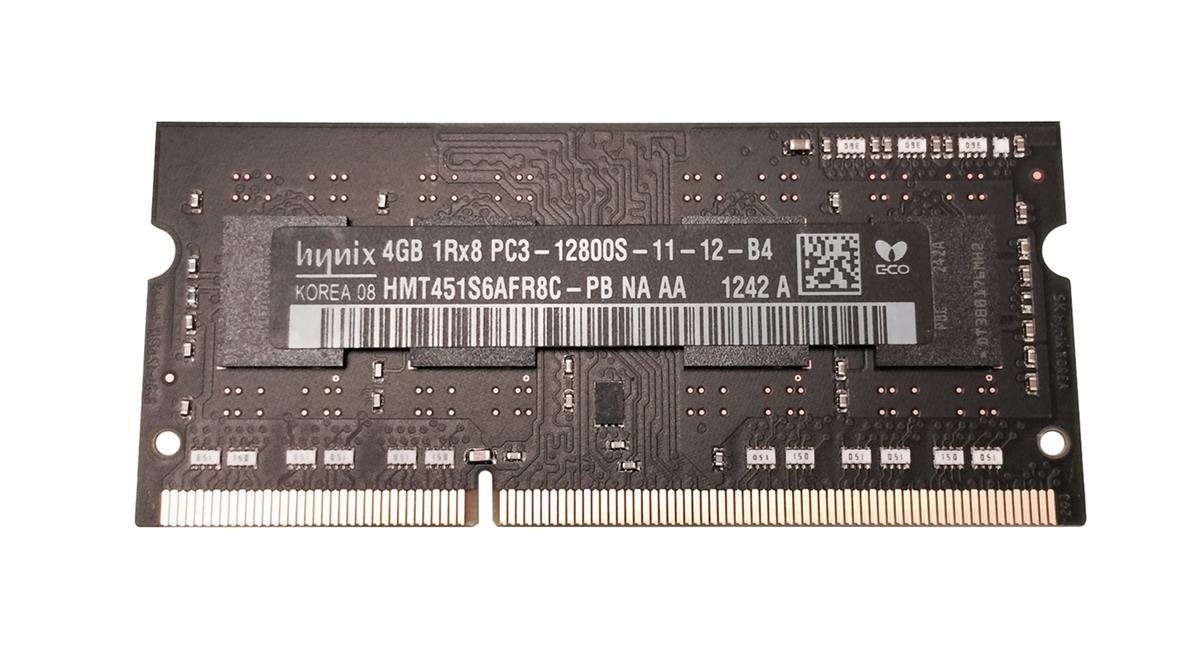 HMT451S6AFR8C-PBNA-AA Hynix 4GB PC3-12800 DDR3-1600MHz non-ECC Unbuffered CL11 204-Pin SoDimm Single Rank Memory Module