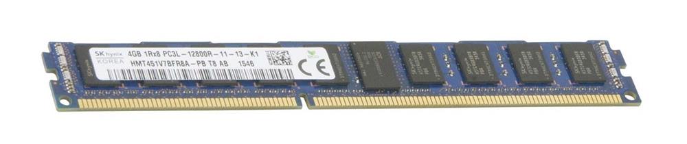 HMT451V7BFR8A-PB Hynix 4GB PC3-12800 DDR3-1600MHz ECC Registered CL11 240-Pin DIMM 1.35V Low Voltage Very Low Profile (VLP) Single Rank Memory Module