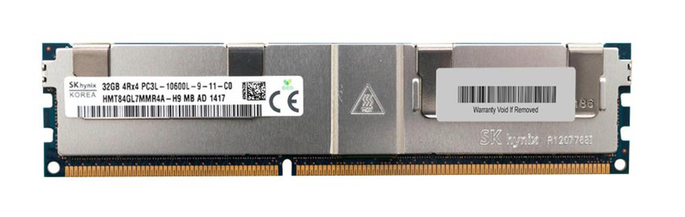 HMT84GL7MMR4A-H9MB Hynix 32GB PC3-10600 DDR3-1333MHz ECC Registered CL9 240-Pin Load Reduced DIMM 1.35V Low Voltage Quad Rank Memory Module