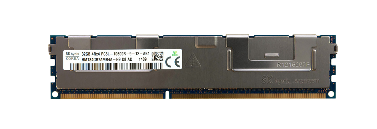 HMT84GR7AMR4A-H9D8 Hynix 32GB PC3-10600 DDR3-1333MHz ECC Registered CL9 240-Pin DIMM 1.35V Low Voltage Quad Rank Memory Module