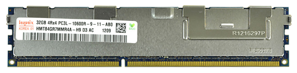 3D-PC313LR9Q4-32 32GB 1333MHz DDR3 PC3-10600 Reg ECC CL9 240-Pin Quad Rank x4 1.35V Low Voltage DIMM (P/N)