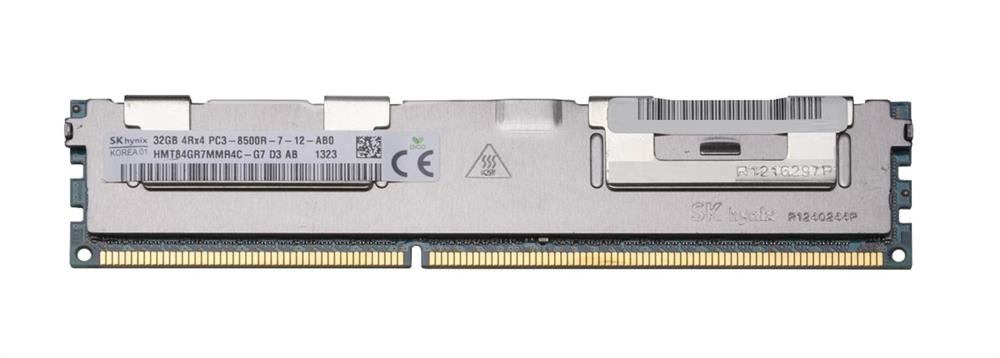 HMT84GR7MMR4C-G7D3-AB Hynix 32GB PC3-8500 DDR3-1066MHz ECC Registered CL7 240-Pin DIMM Quad Rank Memory Module