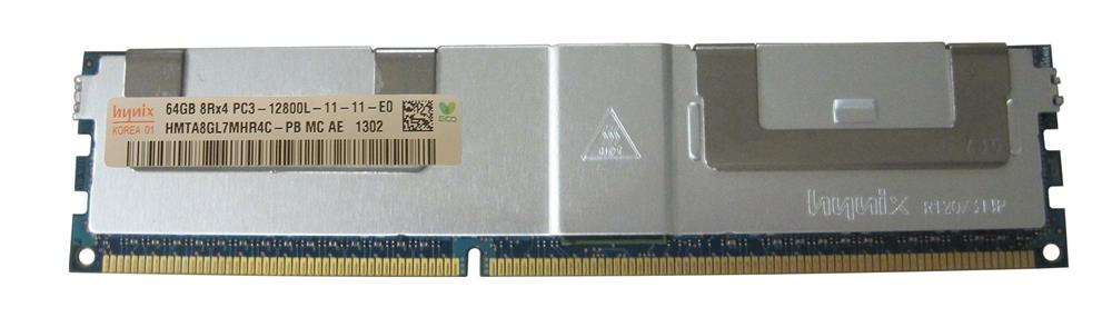 HMTA8GL7MHR4C-PBMC Hynix 64GB PC3-12800 DDR3-1600MHz ECC Registered CL11 240-Pin Load Reduced DIMM Octal Rank Memory Module