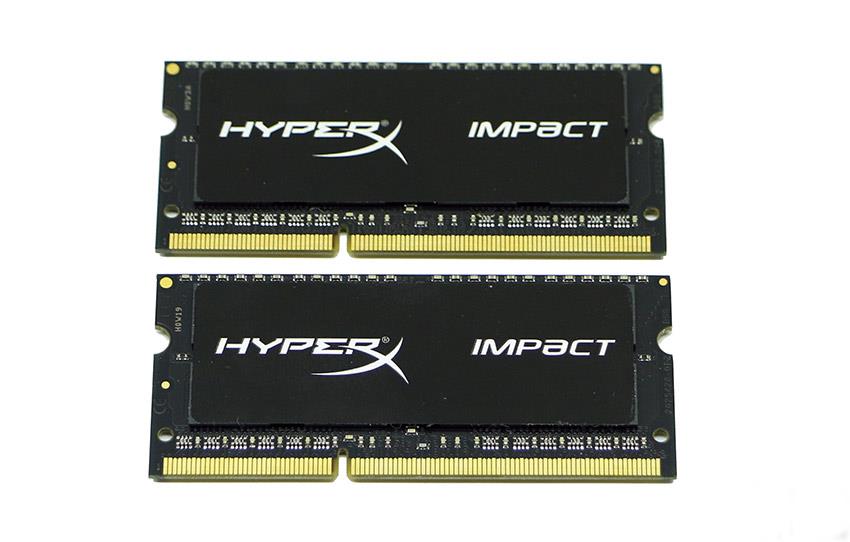 HX318LS11IBK2/8 Kingston HyperX Impact Black 8GB Kit (2 X 4GB) PC3-14900 DDR3-1866MHz non-ECC Unbuffered CL11 204-Pin SoDimm 1.35V Low Voltage Memory