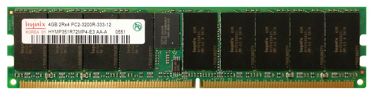 M4L-PC2400D2D4R3-4G M4L Certified 4GB 400MHz DDR2 PC2-3200 Reg ECC CL3 240-Pin Dual Rank x4 DIMM