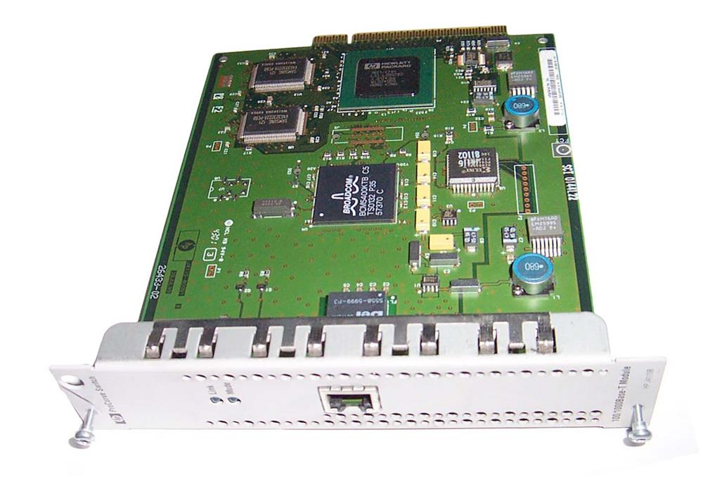 J4115-60101 HP ProCurve Switch 100/1000Base-T RJ-45 1 Port Gigabit Ethernet Expansion Module (Refurbished)