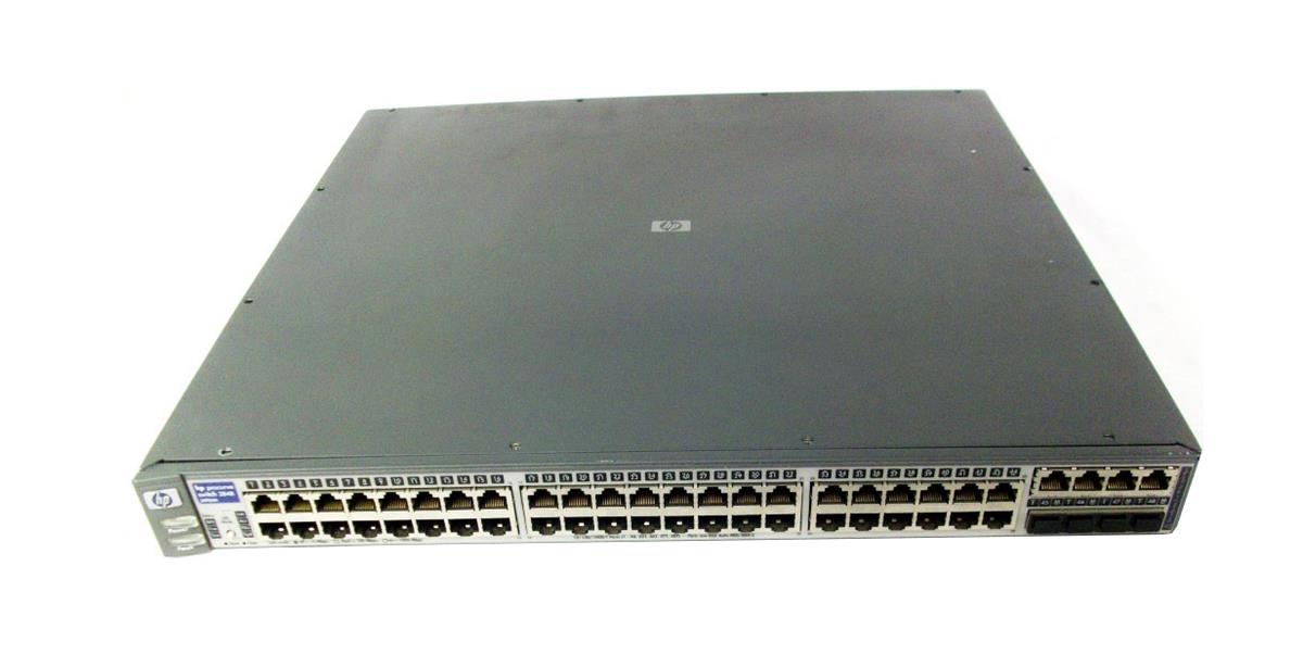 J4904A HP ProCurve Switch 2848 48-Ports SFP EN Fast EN Managed Stackable GigaBit Ethernet Switch 4 x GigaBit Ports SFP and 44 x 10/100Base-T Ports SFP (Refurbishe (Refurbished)