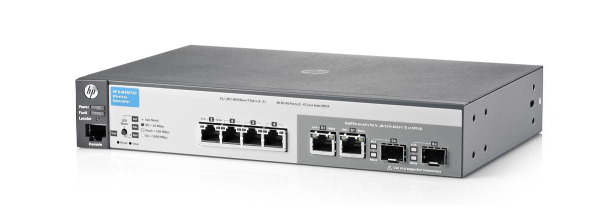 J9694AR HP MSM720 Wireless LAN Controller 6 x Network (RJ-45) Rack-Mountable