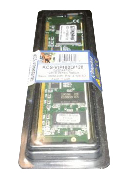 KCS-VIP480D/128 Kingston 128MB SDRAM PC133 133MHz ECC Registered 3.3V 168-Pin DIMM Memory Module For Cisco MEM-VIP4-128M-SD=