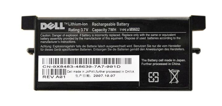 KR174 Dell 7WH Raid Controller Battery for Perc 5E, 6E (Refurbished)