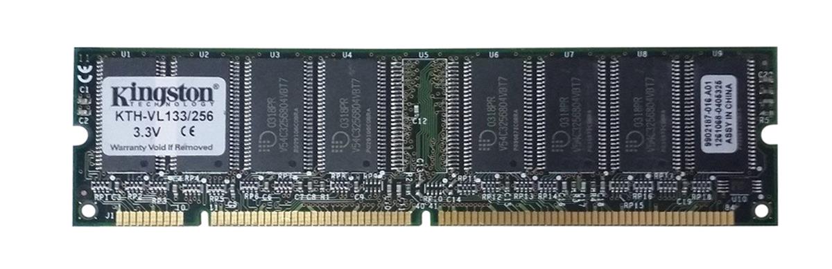 KTH-VL133/256 Kingston 256MB PC133 133MHz non-ECC Unbuffered CL3 168-Pin DIMM Memory Module P1538A