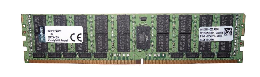 KVR21L15Q4/32 Kingston 32GB PC4-17000 DDR4-2133MHz ECC Registered CL15 288-Pin Load Reduced DIMM 1.2V Quad Rank Memory Module