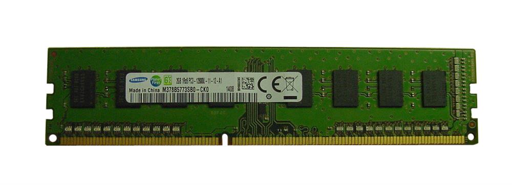 M378B5773SB0-CK0 Samsung 2GB PC3-12800 DDR3-1600MHz non-ECC Unbuffered CL11 240-Pin DIMM Single Rank Memory Module