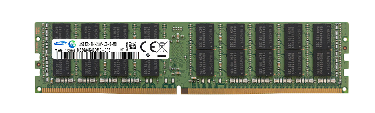 726722-B21-AMK Memory Upgrades 32GB PC4-17000 DDR4-2133MHz ECC Registered CL15 288-Pin Load Reduced DIMM 1.2V Quad Rank Memory Module