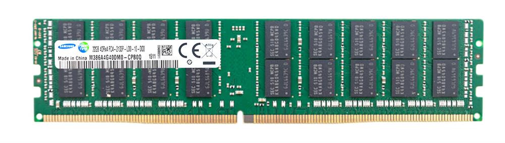 M386A4G40DM0-CPB0Q Samsung 32GB PC4-17000 DDR4-2133MHz Registered ECC CL15 288-Pin Load Reduced DIMM 1.2V Quad Rank Memory Module