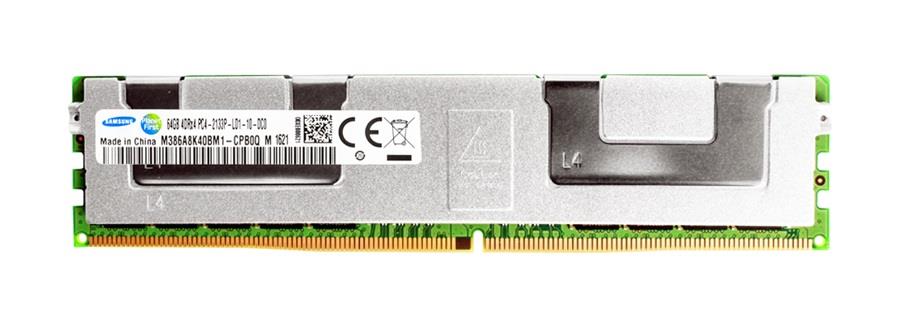 M386A8K40BM1-CPB Samsung 64GB PC4-17000 DDR4-2133MHz ECC Registered CL15 288-Pin Load Reduced DIMM 1.2V Quad Rank Memory Module