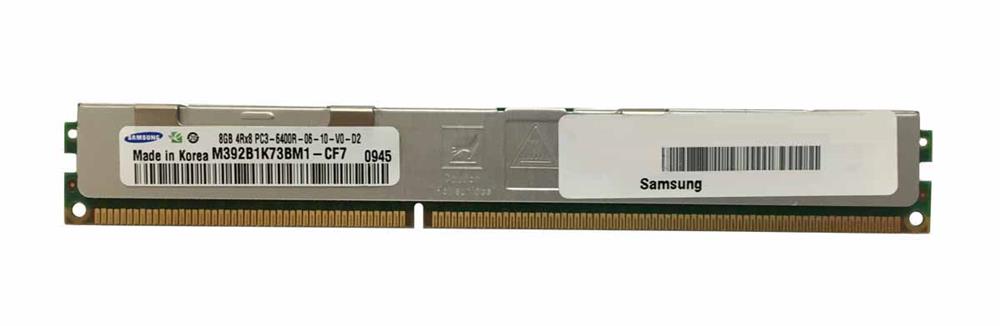 M392B1K73BM1-CF7 Samsung 8GB PC3-6400 DDR3-800MHz ECC Registered CL6 240-Pin DIMM Very Low Profile (VLP) Quad Rank Memory Module